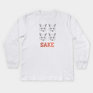 Four Fox Sake III Kids Long Sleeve T-Shirt